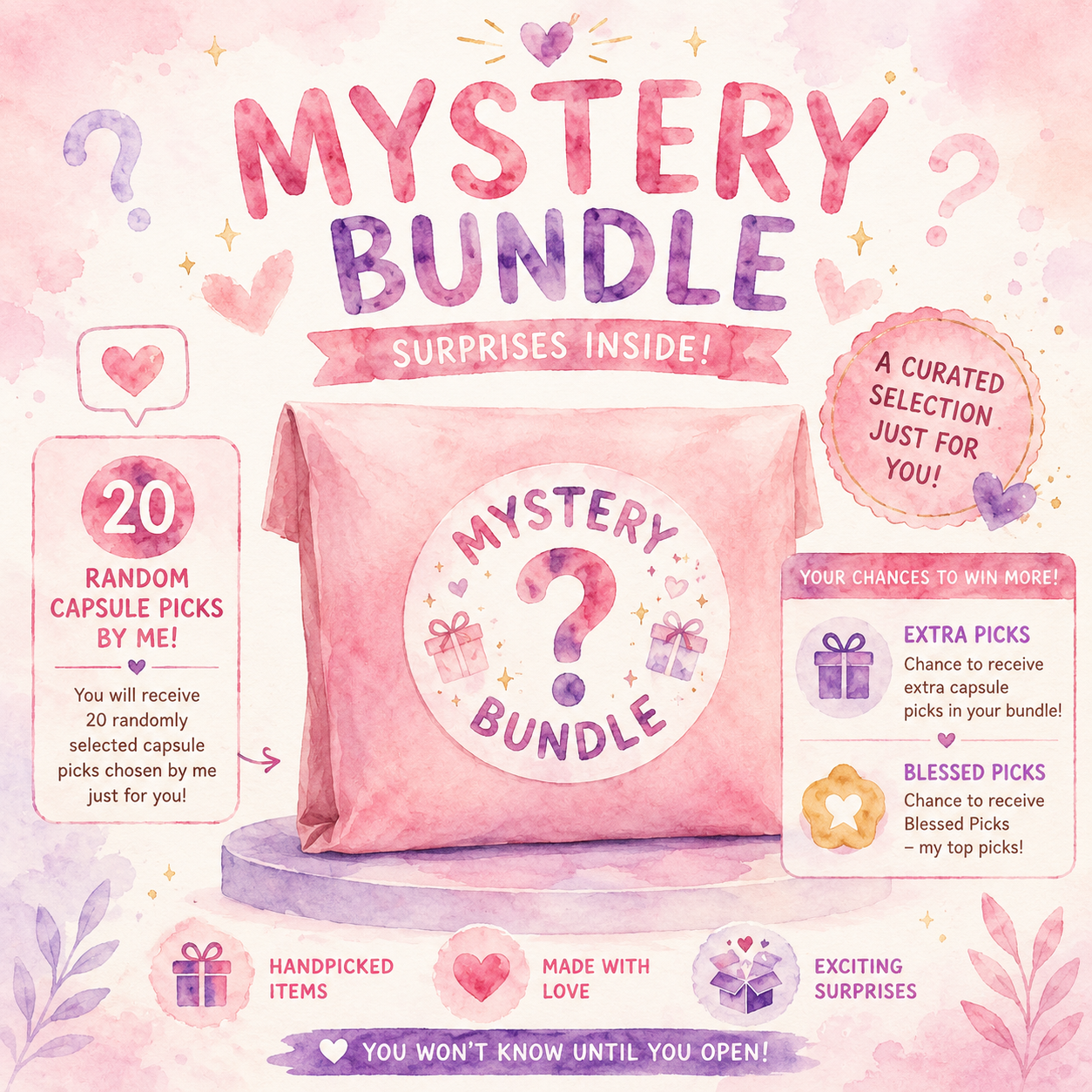 Mystery Bundle -20 Random Items picked by me