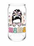 One Loved Mama Glass Cup 16oz